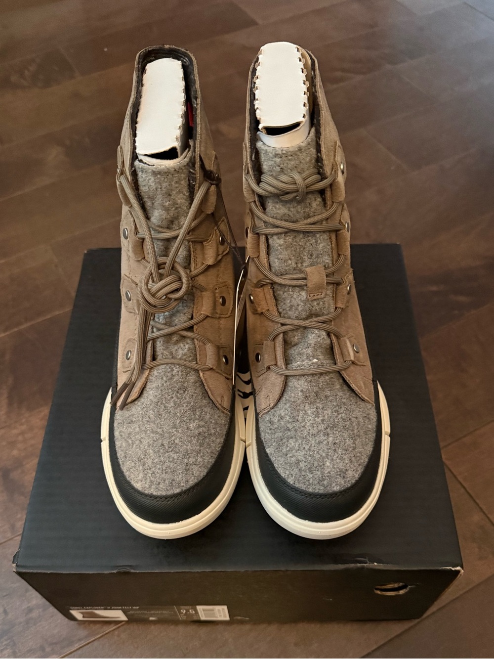 SOREL Explorer II Joan Felt WP Boots 9.5 Sage Fawn NWT
